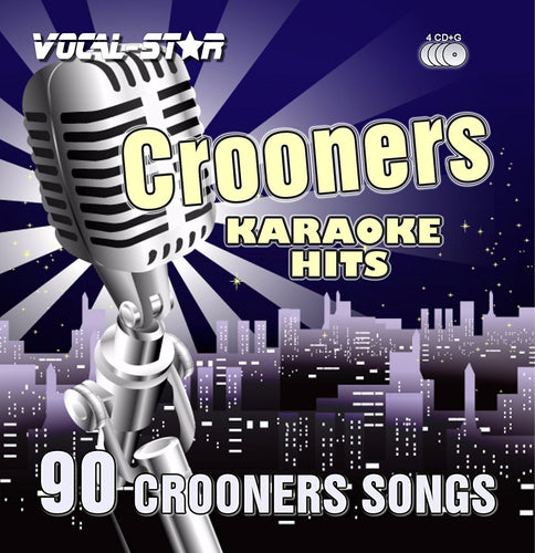 Vocal-star crooners karaoke disc set cdg discs 90 lieder